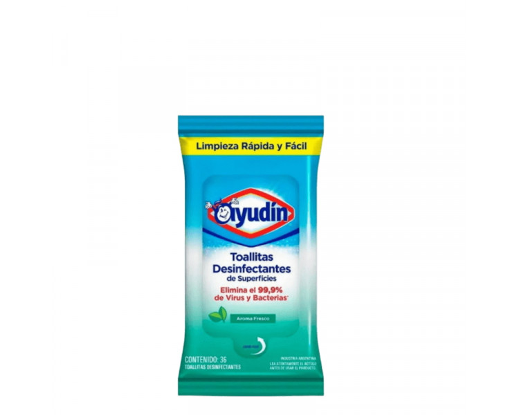 TOALLITA DESINF. AYUDIN FLOW PACK X36U.