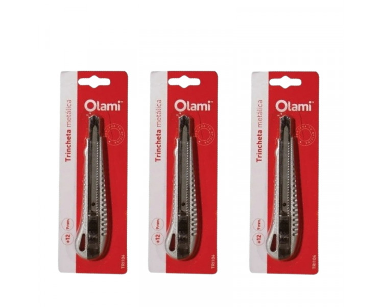 TRINCHETA OLAMI CUERPO METALICO 9MM TRI104 COD.004442