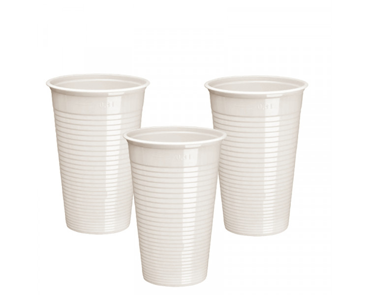 VASO PLASTICO 330CC - GASE NATURAL (X100)