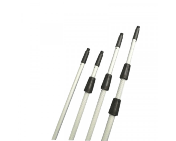 CABO TELESCOPICO EXTENSIBLE ALUMINIO 3 TRAMOS DE 1.5 (4.5 mts) ZL (THM)