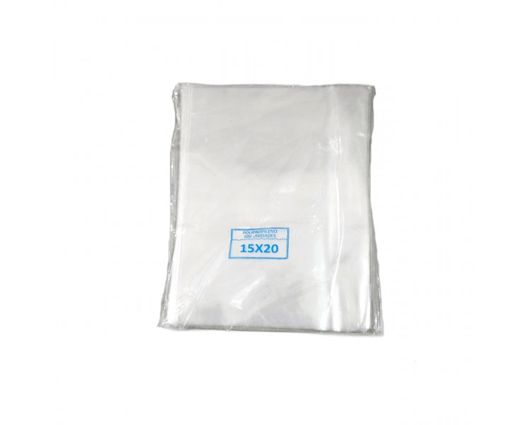 BOLSAS PPP 15X20 (X 100 U.)