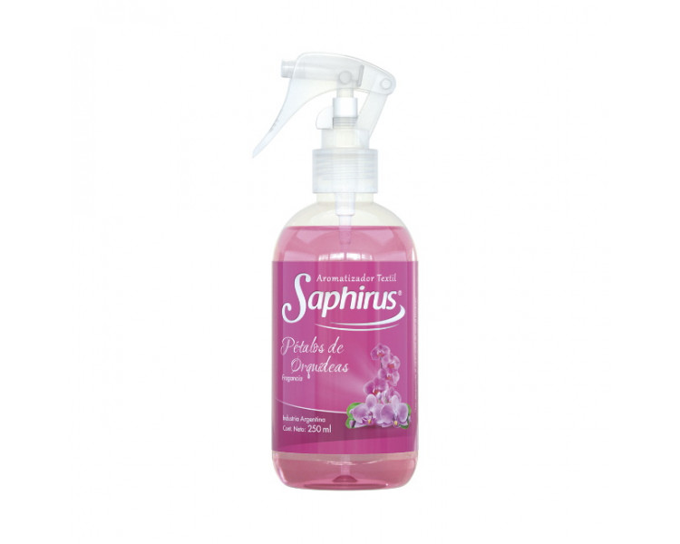 AROMATIZADOR TEXTIL PETALOS DE ORQUIDEAS SAPHIRUS X 250ML. - 417