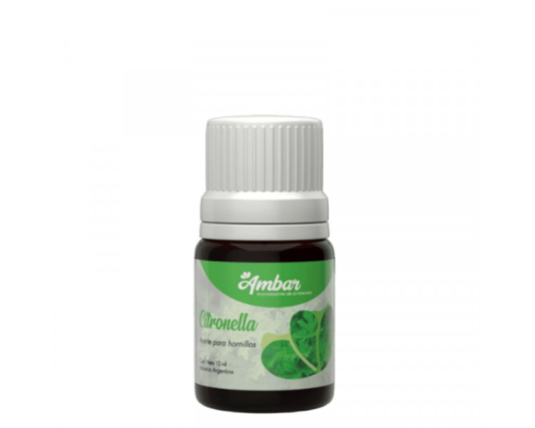 AROMATIZANTE ACEITE P/HORNILLO AMBAR CITRONELLA 10ML. - 1167