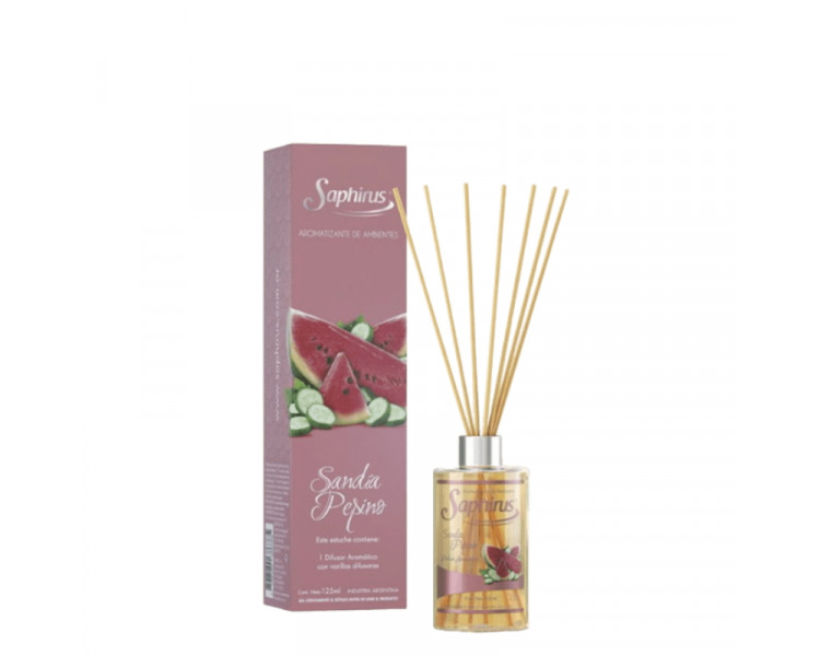DIFUSORES AROMATICOS SANDIA PEPINO SAPHIRUS X 125ML. - 376