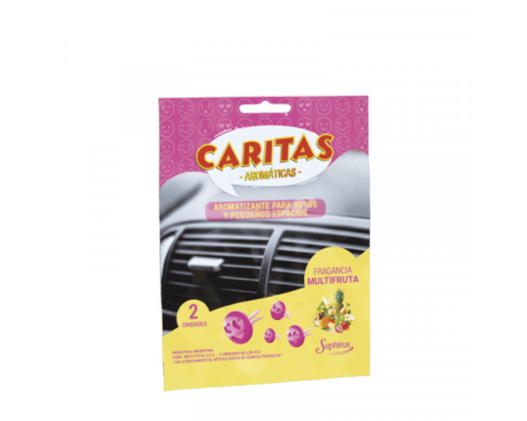 CARITAS EMOJIS AROMATICAS SAPHIRUS MULTIFRUTA X 2U. - 814