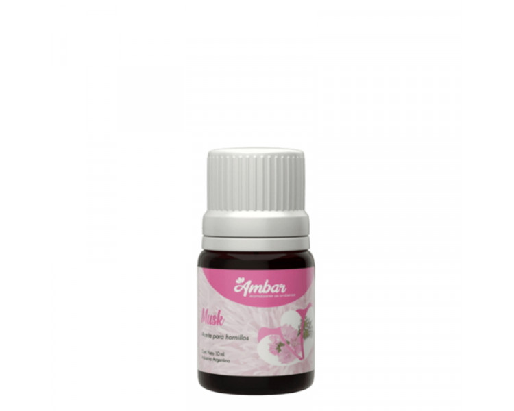 AROMATIZANTE ACEITE P/HORNILLO AMBAR MUSK 10ML. - 1167