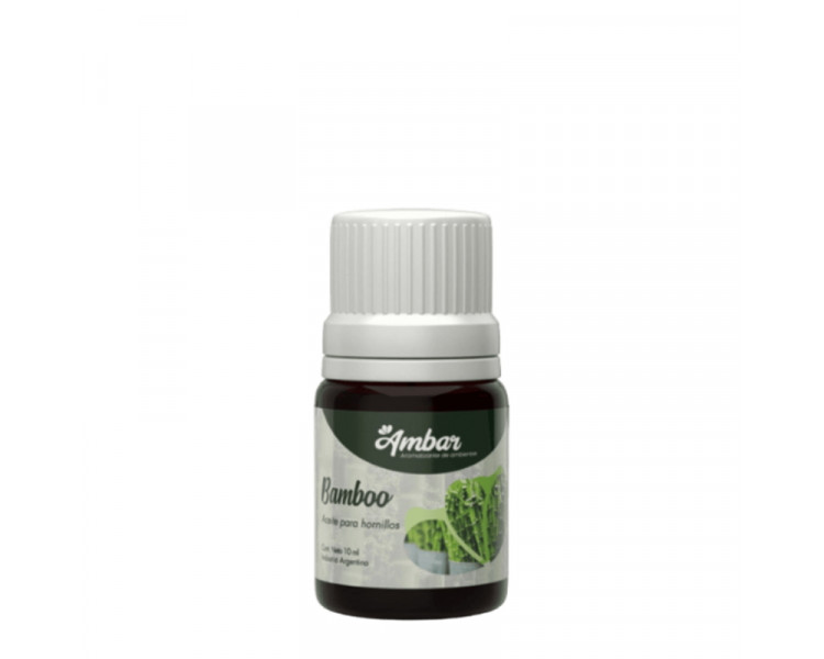 AROMATIZANTE ACEITE P/HORNILLO AMBAR BAMBOO 10ML. - 1167
