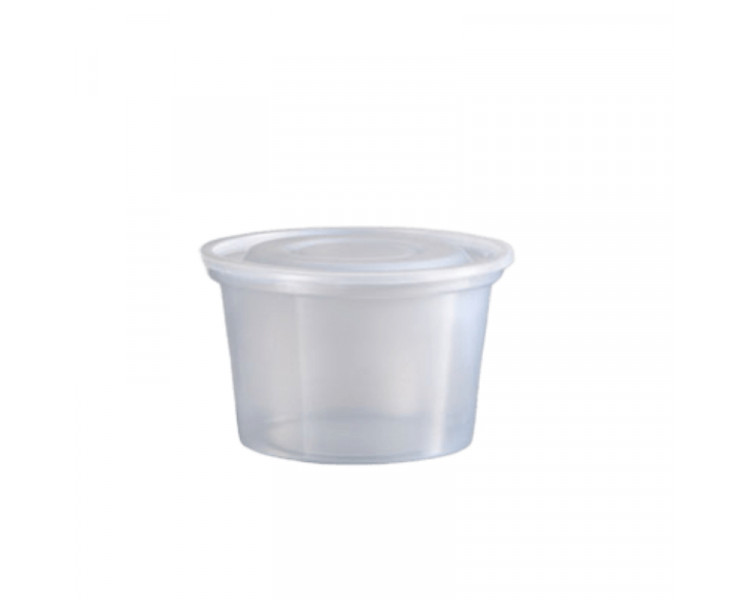 POTE C/TAPA 80 CC. NATURAL ( X100U. ) PLASTIVAS