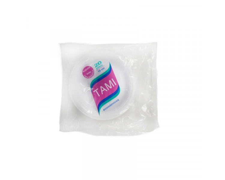 PLATO 18 BLANCO TAMI (X20)