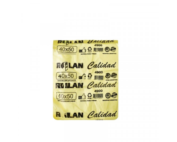 CAMISETA ROLAN 40X50 FUNDA AMARILLA (XPAQ) *