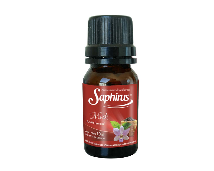AROMATIZANTE ACEITE P/HORNILLO MUSK SAPHIRUS 10ML. - 477