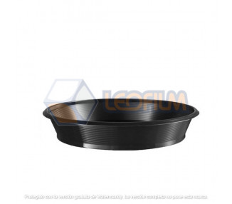 ENSALADERA NEGRA GENOA CHICA (X1) PLASTIVAS