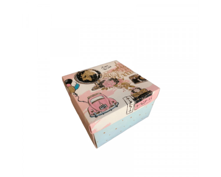 CAJA SORPRESA FELIZ DIA MAMA 19X19X12 XU.