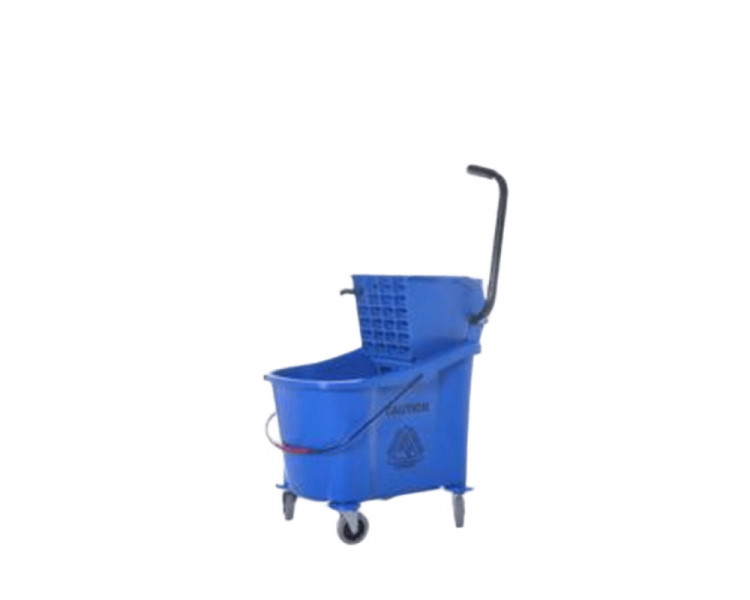 CARRO PRENSAMOPA TEXAN 36 LT. AZUL C/BALDE SEPARADOR ROJO (THM)