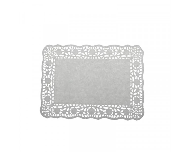BLONDA BORDADA RECTANGULAR 18 X 25 CM (X100)