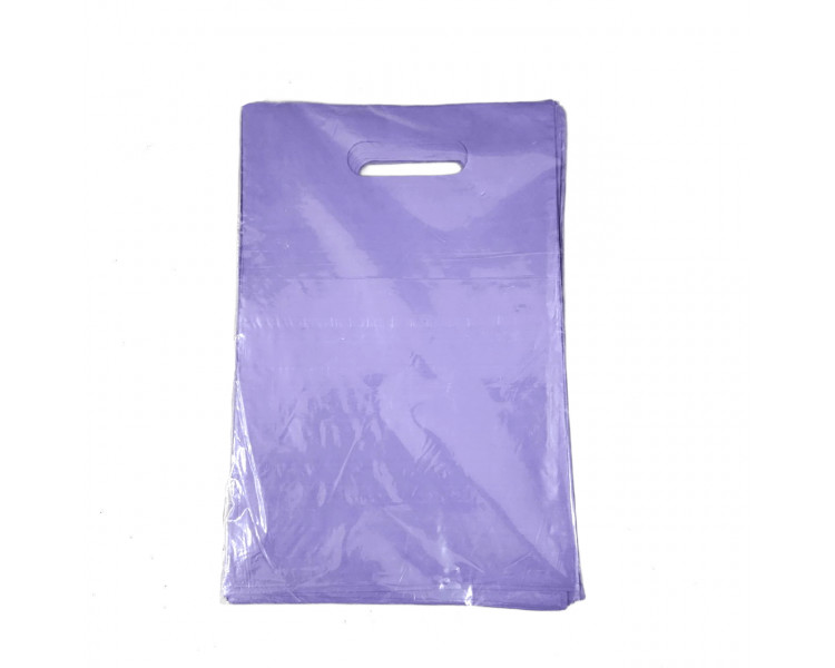 BOLSA TROQUEL AD ECO LISA 20X30 VIOLETA (X50)