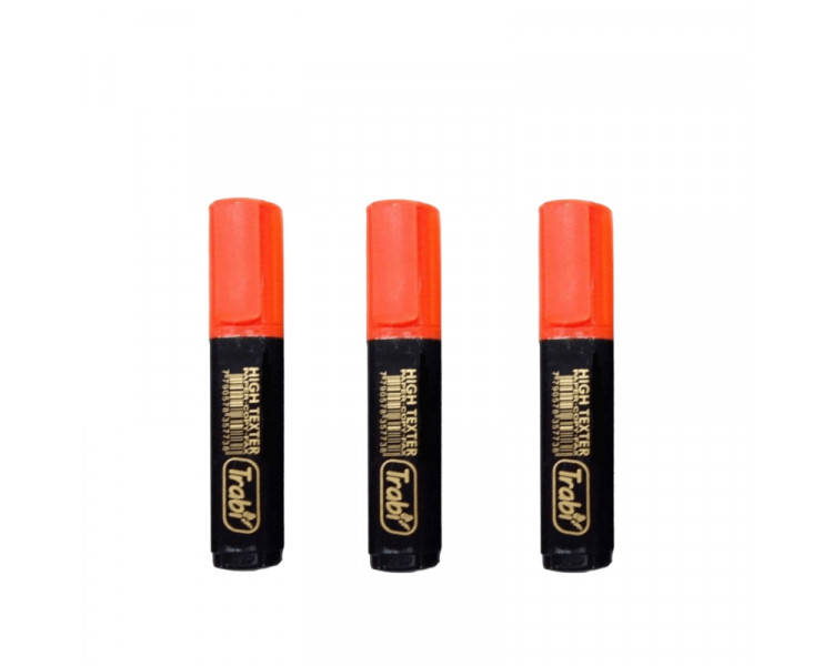 RESALTADOR TRABI HIGH TEXTER NARANJA (X1)- 019593/006
