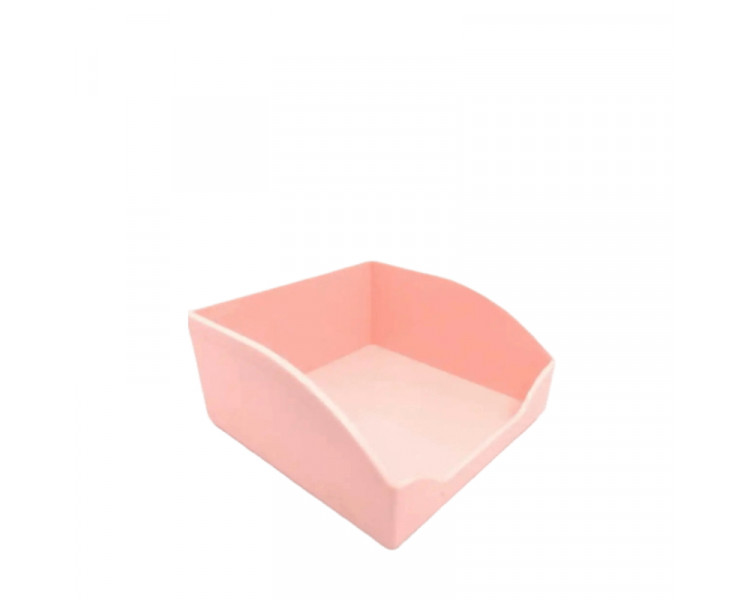 PORTA TACO LIGGO PLASTICO ROSA 9X9 CM. - 010138-009