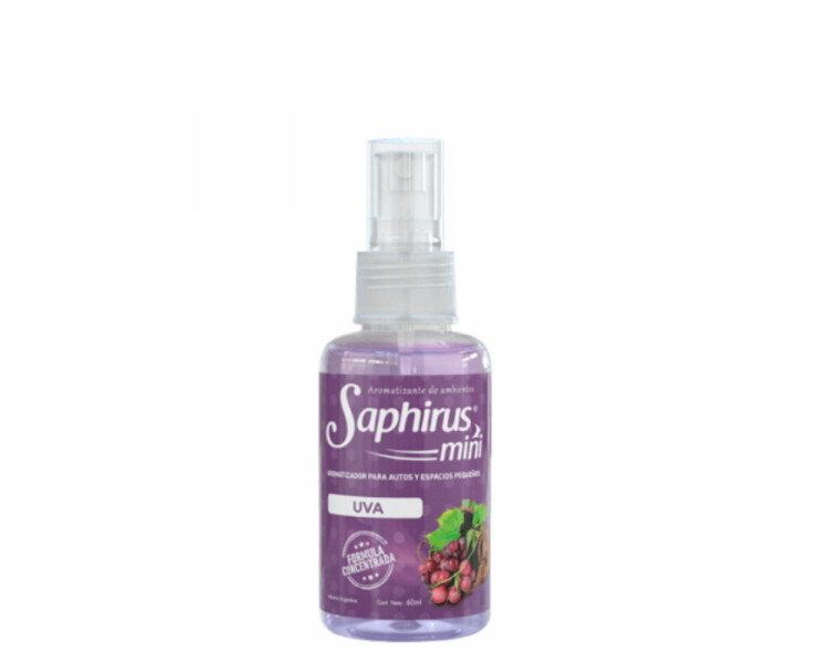 AROMATIZADOR MINI SAPHIRUS UVA X 60ML - 464