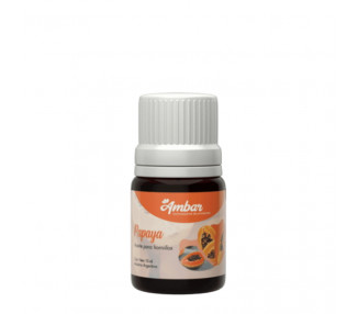 AROMATIZANTE ACEITE P/HORNILLO AMBAR PAPAYA 10ML. - 1167