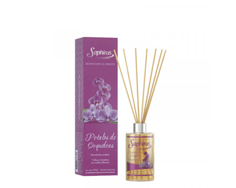 DIFUSORES AROMATICOS PETALOS DE ORQUIDEAS SAPHIRUS X 125ML. - 376