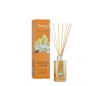 DIFUSORES AROMATICOS LIMON DULCE Y VAINILLA SAPHIRUS X 125ML. - 376