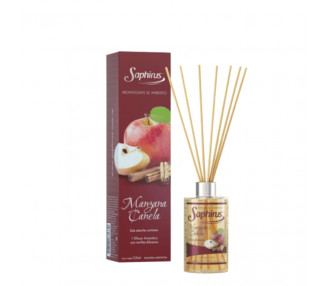 DIFUSORES AROMATICOS MANZANA CANELA SAPHIRUS X 125ML. - 376