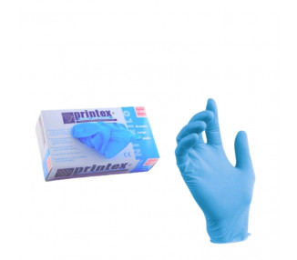 GUANTES NITRILO DESCART. AZUL EXTRA LARGE X 100