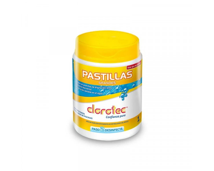 CLOROTEC PASTILLAS CLORO GDES 200GR X1KG.-74015