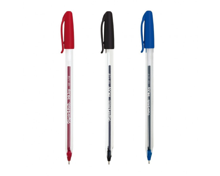 BOLIGRAFO PAPER MATE KM 100 1MM ROJO (X1)-0182200