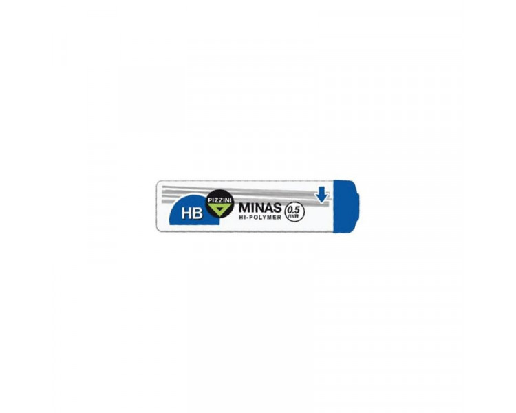 MINA 0,5 MM. PIZZINI 2B TUBITO X 12U. 0191400