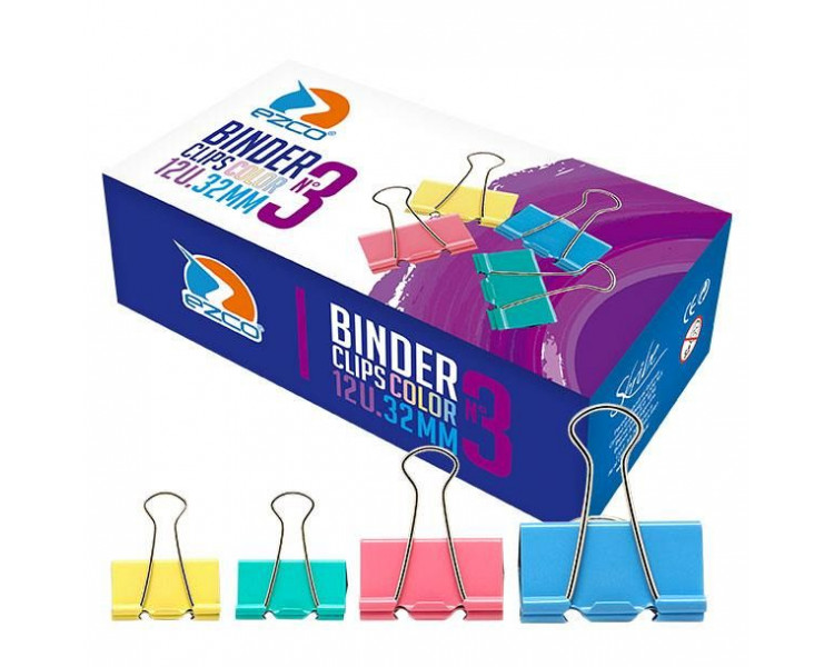 SUPER CLIP EZCO DE 41 MM COLOR N°4 (X12)-2380604