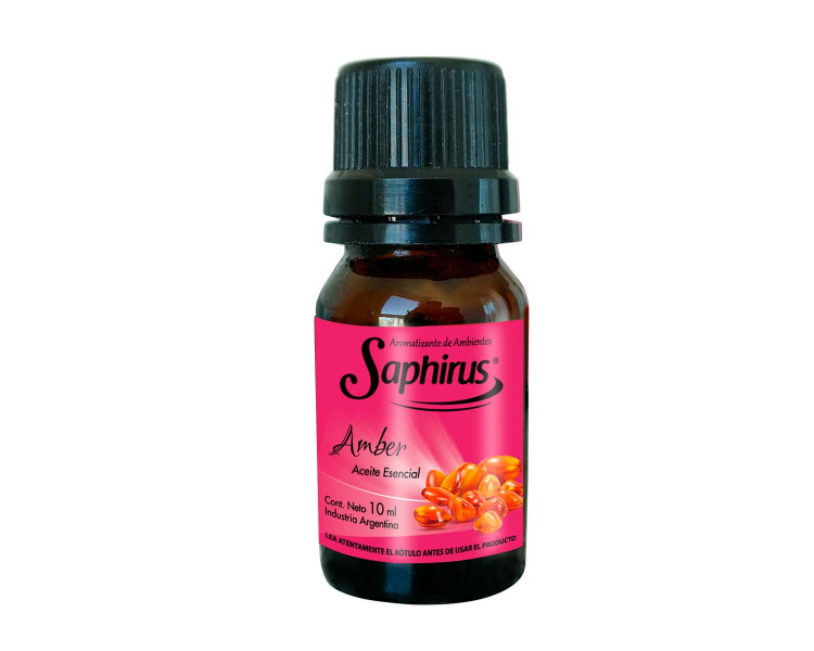 AROMATIZANTE ACEITE P/HORNILLO AMBER SAPHIRUS 10ML. - 477