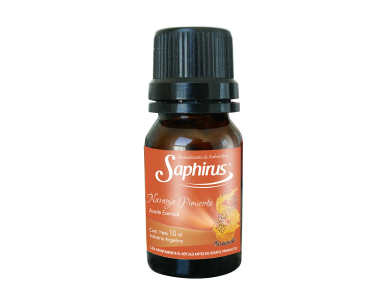 AROMATIZANTE ACEITE P/HORNILLO NARANJA - PIMIENTA SAPHIRUS 10ML. - 477