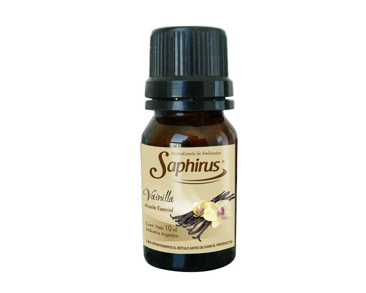 AROMATIZANTE ACEITE P/HORNILLO VAINILLA SAPHIRUS 10ML. - 477
