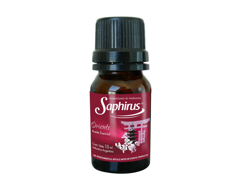 AROMATIZANTE ACEITE P/HORNILLO ORIENTE SAPHIRUS 10ML. - 477