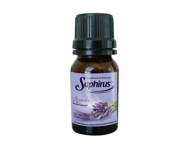 AROMATIZANTE ACEITE P/HORNILLO LAVANDA SAPHIRUS 10ML. - 477