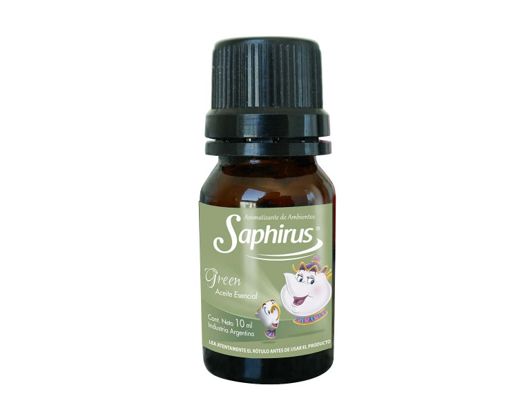 AROMATIZANTE ACEITE P/HORNILLO GREEN SAPHIRUS 10ML. - 477