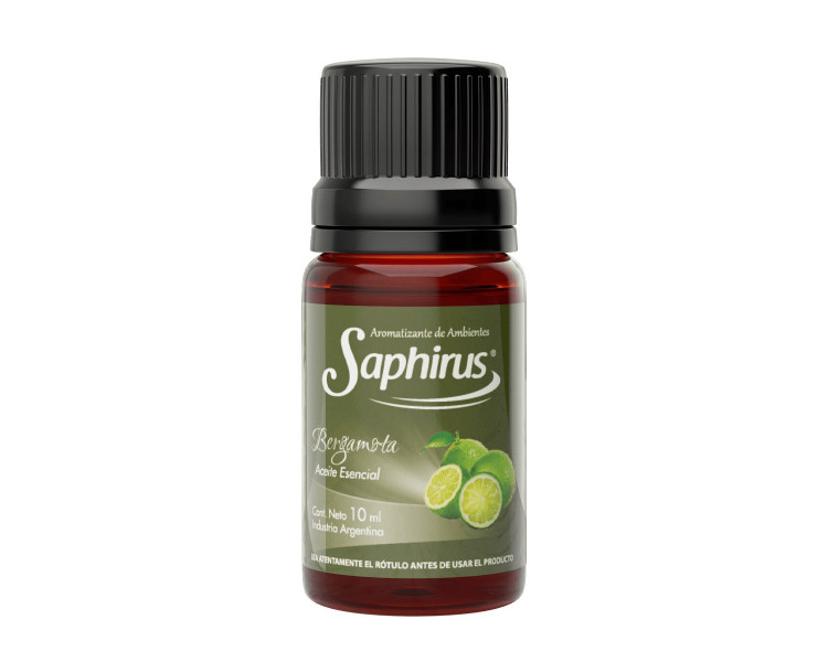 AROMATIZANTE ACEITE P/HORNILLO BERGAMOTA SAPHIRUS 10ML. - 477