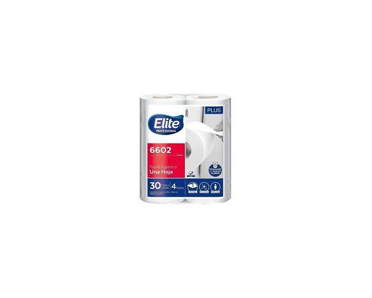 PAPEL HIGIENICO "ELITE"30MTS S/H PLUS X 4U.- 6602