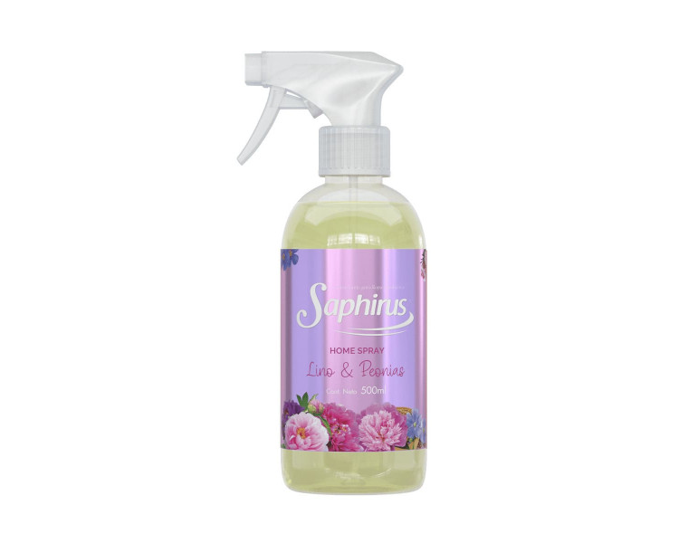 AROMATIZADOR HOME SPRAY LINO & PEONIAS SAPHIRUS X 500ML. - 677