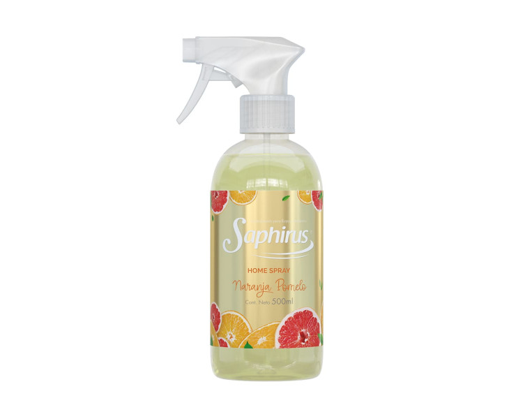 AROMATIZADOR HOME SPRAY NARANJA - POMELO SAPHIRUS X 500ML. - 677