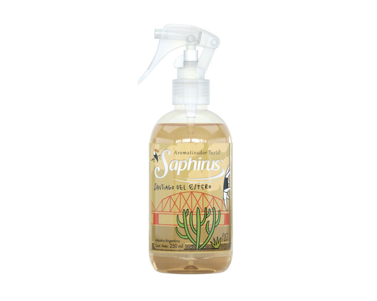 AROMATIZADOR TEXTIL DUVET - SANTIAGO DEL ESTERO SAPHIRUS X 250ML.- 417
