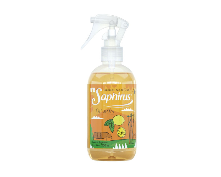 AROMATIZADOR TEXTIL LIMON - TUCUMAN SAPHIRUS X 250ML. - 417