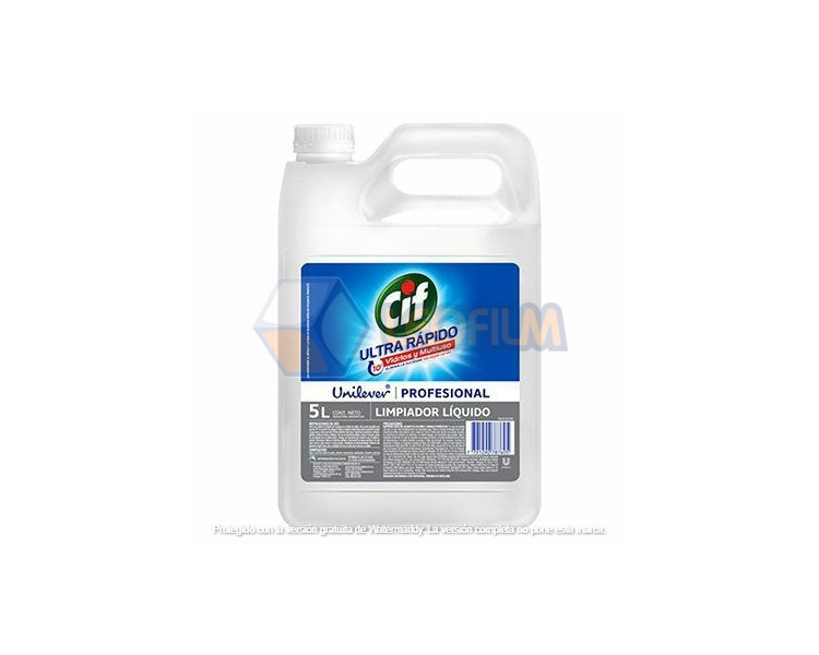 CIF LIMPIADOR VIDRIOS Y MULTIUSO X 5 LTS. - 20320