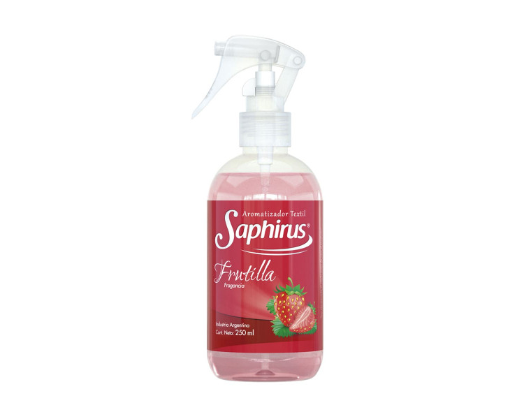 AROMATIZADOR TEXTIL FRUTILLA SAPHIRUS X 250ML. - 417