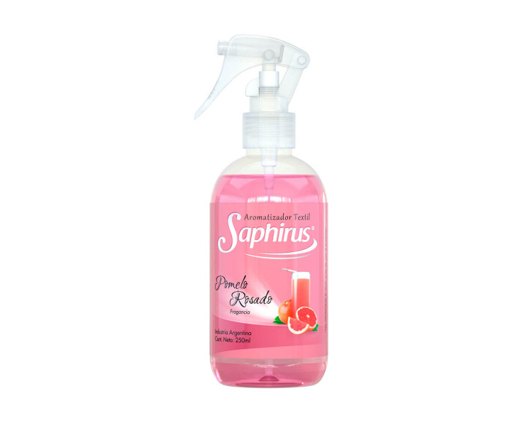 AROMATIZADOR TEXTIL POMELO ROSADO SAPHIRUS X 250ML. - 417