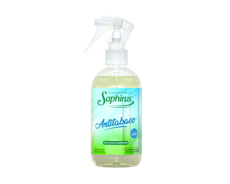 AROMATIZADOR TEXTIL ANTITABACO SAPHIRUS X 250ML. - 417