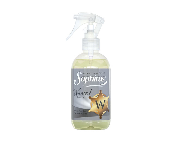 AROMATIZADOR TEXTIL WANTED SAPHIRUS X 250ML. - 417