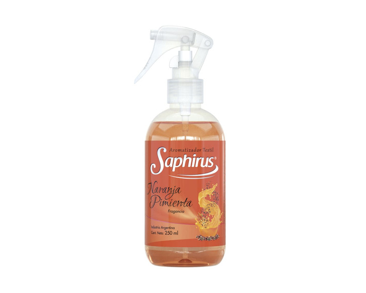 AROMATIZADOR TEXTIL NARANJA PIMIENTA SAPHIRUS X 250ML. - 417